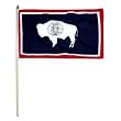 Wyoming Flag 12 x 18 inch