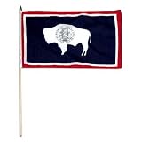 Wyoming Flag 12 x 18 inch