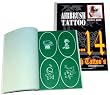 ABD TAT-SET14 AIRBRUSH TATTOO STENCILS SET 14 REUSEABLE TATTOO TEMPLATE SET