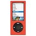 GTMax Orange Rubberized Snap on Crystal Cover Case for Apple iPod nano 16GB 8GB 5th 5G Generation NEWEST MODEL