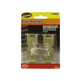 2 Pack brass hasp set with screws - Case of 144 by Sterling