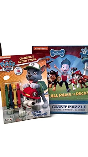 Paw Patrol Giant Floor Puzzle For Kids (3 Foot Puzzle, 46 Pieces)