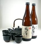黒千代香セット5客ツル付【限定品】　本格芋焼酎　風憚（ふうたん）2本セット720ｍｌ