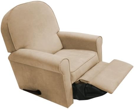 The Rockabye Glider Jayden Recliner, Bella Velvet Coffee