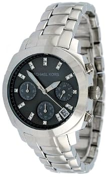 Michael Kors #MK5093 Women's Silver Tone MOP Dial Chronograph Bracelet Watch