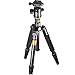 PowerLead PLQ-666 Professional Portable Magnesium Aluminium Alloy Tripod Monopod & Ball Head SLR Camera Canon Nikon Petax Sony Tripod-Black+Orange