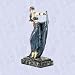 Exotic dancer statue lithe maiden sculpture art deco