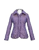Forzieri Women's Metallic Purple Puffer Jacket