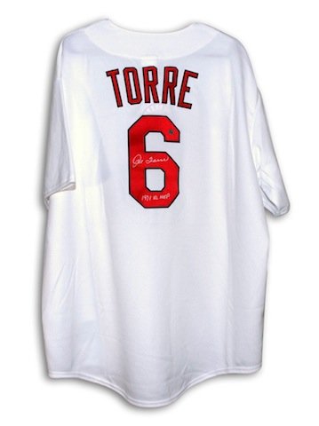 Joe Torre Signed St. Louis Cardinals White Majestic Throwback Jersey - 1971 NL MVP