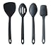 Silvermark 4-Piece Silicone Set, Black