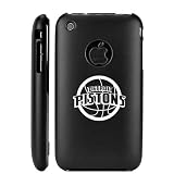 Apple iPhone 3G 3GS Black Aluminum Metal Case Detroit Pistons