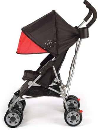 Simple, Compact, 1-Step Fold Umbrella Stroller with Cup Holder, Scarlet Red