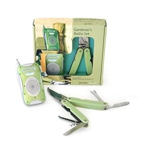 Threesixty Innovation RMT288 Garden Angels Gardener's Radio Set, Green Threesixty Innovation RMT288 Garden Angels Gardener's Radio Set, Green