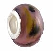Pandora Style Charm Bead (Z228) Murano Style Lampwork Glass (14mm x 10mm) (fits Troll too)