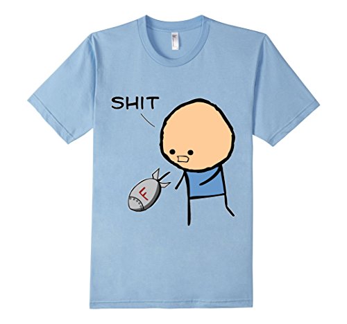 Men’s Cyanide And Happiness T-Shirt XL Baby Blue Men’s Cyanide And Happiness T-Shirt XL Baby Blue