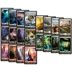 MTG Zendikar 20 FULL ART Land Set MINT