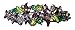 Crystal Flower Barrette with French Clip Clasp YY86800-1purple