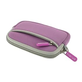 rooCASE Neoprene Sleeve (Lilac) Carrying Case for Olympus Digital Camera VG-160 VR-340 TG-320