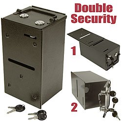 Double Locking Home Style Toke Box - Casino Supplies > Tables > Drop & Toke Bokes
