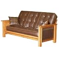 Simmons Laredo Futon - Distressed Oak (Full Size)