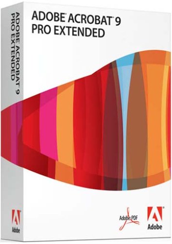 Adobe Acrobat Pro Extended v9, Upgrade Edition (PC)
