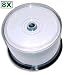 MBI 8X Double Layer 8.5 GB AQUASHIELD White Inkjet Hub Printable GLOSSY DVD+R's 45-Pak in Cakebox