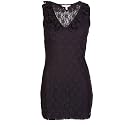 Miso Lace Dress - Black - Womens