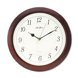 SET3021 CLOCK,WALL,GRAIN,WOOD,12