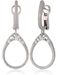 Judith Ripka "Lasso" Small Open Tear Drop Earrings