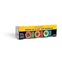 Charcoal Companion Smoke in a Cup Set, Hickory, Mesquite, Apple