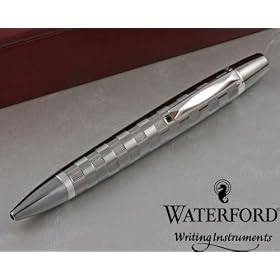 Waterford Kilbarry Edge Ball Pen/Capless Roller Ball, Gunmetal Finish (WF/462/GMT)