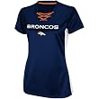 NFL Women's Denver Broncos Draft Me IV Short Sleeve V-Neck Synthetic Tee