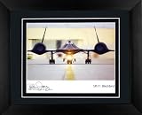Century Collection Al Joerz SR 71 Blackbird Autographed Framed Photograph