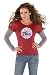 Philadelphia 76ers Red Women's Primary Logo Tri Blend Long Sleeve ...