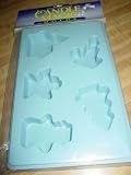 Candle Magic Holiday Molds 7/8 inch Christmas