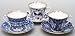Lomonosov 6-pc Friendship Tea Cups and Saucer for 3