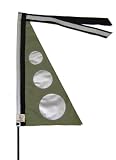Gun Metal - bicycle safety flag - Small