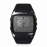 Polar FT60G1 Men's Heart Rate Monitor Watch with G1 GPS Sensor (Black with White Display)