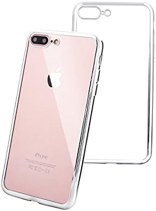 iphone 7 Plus Case, Homewill Flexible Soft TPU Cover Scratch-Resistant and Shock-Absorption Bumper for iPhone7 Plus 5.5 Inch (silver)