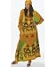 Royal Elephant Print Kaftan Caftan - One Size Fits All - Available in Brown and Orange