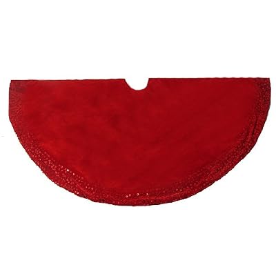 sequin christmas tree skirt
