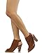 Delicious Women's Polite Peep Toe Faux Suede Fringe Tassel Stacked Heels Ankle Boot