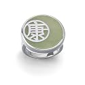 Sterling Silver Green Jade Ring