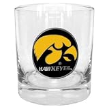 Iowa Hawkeyes 11 oz. Double Rocks Glass