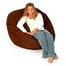 Large Teen Faux Suede Fuf Foam Lounger Bean Bag Chair