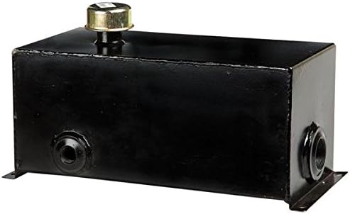 Hydraulic Reservoir, Black, Dimensions: 18" x 8-3/4" x 8-3/8", 17.7 lb, 5 Gallon. Heavy Duty.