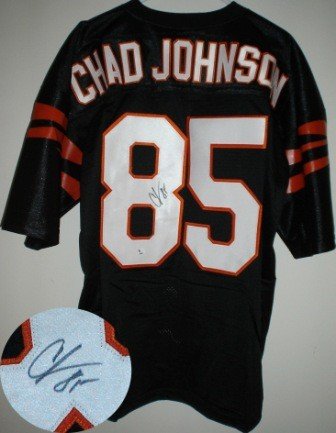 Chad Johnson Autographed/Hand Signed Cincinnati Bengals Jersey