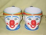 (2) PAIR OF 1999 RINGLING BROTHERS, BARNUM & BAILEY CIRCUS 4 INCH PLASTIC CUPS