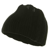 New Rasta Knit Head Band - Black W12S27C
