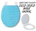 Abattant Toilette WC en Mousse Deco Flashy Design Croco Animal - Bleu